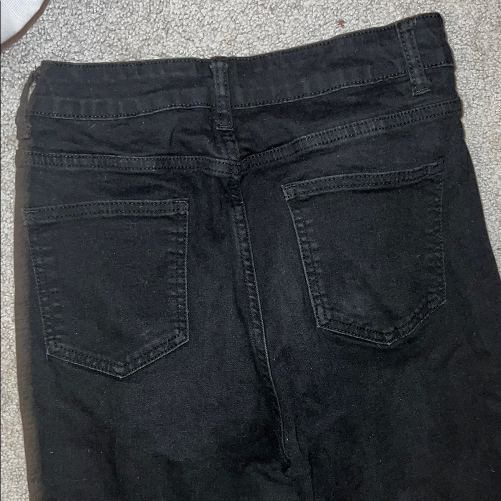 Black Ripped Jeans - Picture 3 of 3